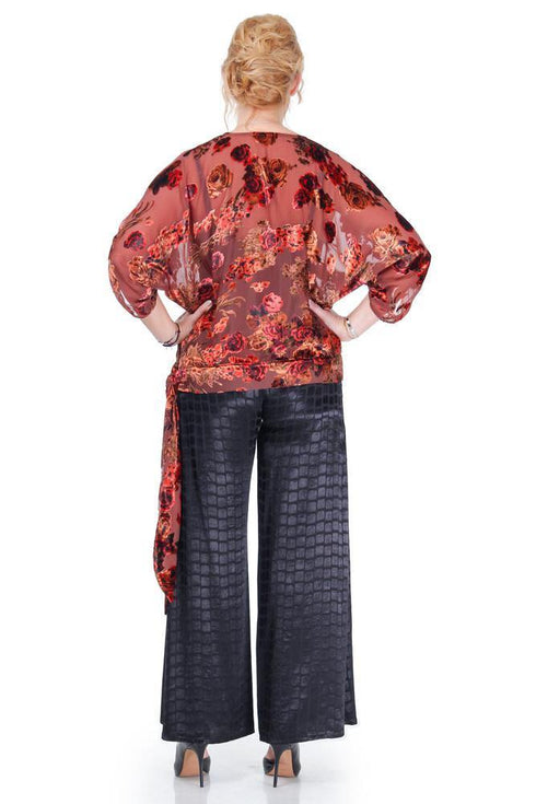 Bluza catifea pe voal  Liza Panait Liza Panait Online Boutique